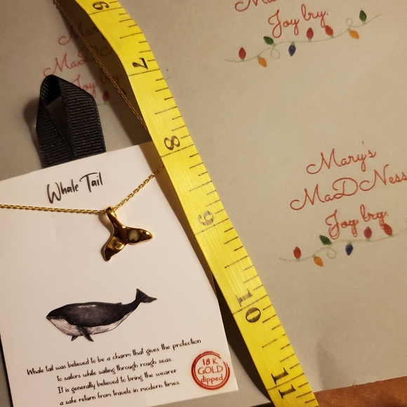 The " whales 🐋 tail 18k dip & tale on cardstock - Picture 5 of 9